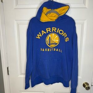 UNK NBA Blue Label Golden State Warriors Basketball Hoodie Size XL GUC